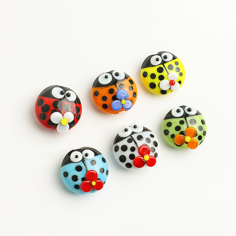 Snake Plant Ceramic - 5 perline in vetro a forma