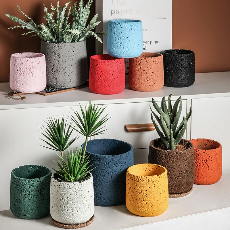 Snake Plant Ceramic - Decorazione del vaso di fiori in